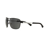 Emporio Armani 0EA2033 Men's Black Rubber Sunglasses 64mm