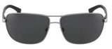 Emporio Armani 2033 3130/87 Matte Grey Metal Sunglasses