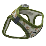 Ewox Air Mesh Pineapple Print Dog Harness Breathable 2XS