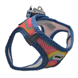 Ewox Air Mesh Rainbow Pattern Dog Harness 3XS