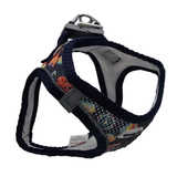 Ewox Air Mesh Amusement Park Print Dog Harness 3XS
