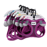 Ewox Air Mesh Purple Dog Harness Breathable Comfort 3XS