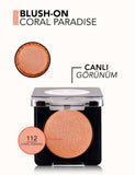 Flormar Blush-On High-Pigment Shimmer Compact Powder Blush 6g