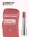 Flormar Sheer Up Moisturizing Lipstick Glossy Finish 3.3g