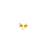 14k Yellow Gold Ball Style Stud Earrings (4.0 mm)