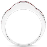 2.25 Carat Genuine Garnet .925 Sterling Silver Ring