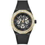 Guess Men's Black Round Dial Analog