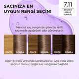 L'Oreal Paris Excellence Cool Creme Hair Color 7.11 - Extra Ash Brown | 100% Gray Coverage
