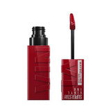 Maybelline: Lash Sensational Mascara & Super Stay Vinyl Ink Lipstick Set - Intense Black Lashes, Long-Lasting Red Lipstick, Makeup Gift Set