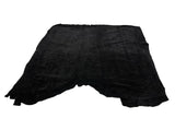 Black Cow Suede – Double Butt, 1.1–1.3 mm (3 oz), ~14 Sq Ft