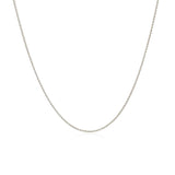 10k White Gold Wheat Chain 0.6mm