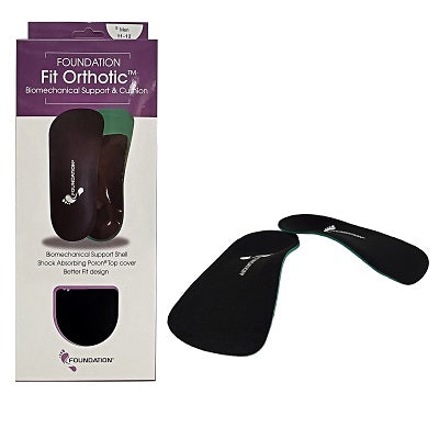 Foundation Fit 3/4 Orthotic Insoles - Premium Insoles from Herdzco Supplies - Just $34.99! Shop now at Herdzco Supplies