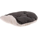 Ferplast 55 4 Relax Brown & Beige Plush Pet Bed
