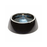 Ferplast Jolie Stainless Steel Pet Bowl Non-Slip Black 850 ml