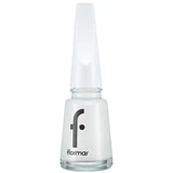 Flormar Bright White Nail Polish High-Shine Shade 400 - 11ml