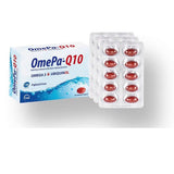 Omepa-Q10: Ultra-Absorbable Omega-3 Ubiquinol Supplement - 600mg Omega-3, 100mg Kaneka Ubiquinol, 30 Softgels