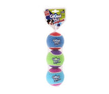 Gigwi Squeaky Tennis Ball Dog Toy Set Large 3-Pack