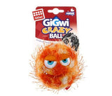 Gigwi Crazy Ball Hedgehog Squeaky Dog Toy Orange 6 cm