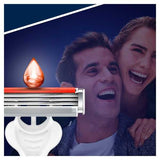 Gillette Blue 3 Pride Disposable Razors for Smooth Shave 6 Count