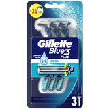 Gillette Blue3 Cool Disposable Razors for Men 3 Count