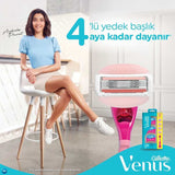 Gillette Venus Comfortglide Spa Breeze Razor and 4 Refill Blades