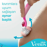 Gillette Venus Comfortglide Spa Breeze Razor and 4 Refill Blades