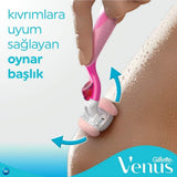 Gillette Venus Comfortglide Spa Breeze Razor and 4 Refill Blades