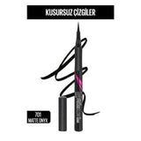 Maybelline New York Hyper Precise All Day Eyeliner - 701 Matte Onyx, Waterproof & Long-Lasting Eyeliner for Precise Application