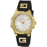 Guess Women's Black Gold Wristwatch
