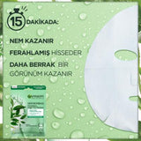 Garnier Hydrating Face Mask with Hyaluronic Acid & Green Tea - Refreshing Sheet Mask for Combination & Oily Skin