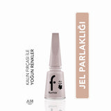 Flormar Jelly Look High-Shine Gel Effect Nail Polish JL58 Milky 11ml