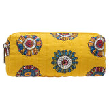 Eklips Quilted Cosmetic Bag - Small Makeup Bag Organizer for Travel, Stylish Pencil Case Design - Assorted Styles