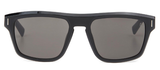 Hermossa HM-1627 01 Classic Black Square Sunglasses 54mm