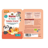 Holle Organic Panda Peach Wheat and Mixed Fruit Puree 100g
