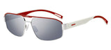 Hugo HG 1368/S Grey Square Men's Sunglasses 60mm
