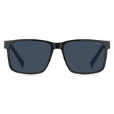 Hugo HG 1369/S Blue Men's Sunglasses Modern Square Frame 57mm
