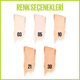 Maybelline Superstay Hybrid Powder Foundation - 30: 24H Matte Finish, Full Coverage, Water-Resistant & Vegan - Your Long-Lasting Flawless Look Awaits.