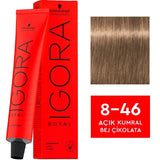 Igora Royal Permanent Color Creme 8-46 Light Blonde Beige Chocolate 60ml