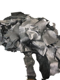 Black Full Grain Leather Scraps & Remnants – Sold by the Pound