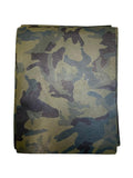 Army Green Camouflage Natural Grain Cowhide Leather: 8.5" x 11" Pre-Cut Pieces