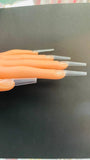XL NO C Coffin Clear Acrylic Nail Tips - Bag 500 pc