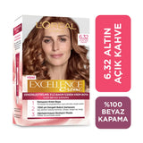 L'Oreal Excellence Creme Hair Color 6-32 Golden Light Brown