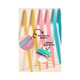 Dvl Eyebrow Razor Set for Precise Brow Shaping 3 Count