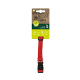 M-Pets Jolly Red Dog Collar Adjustable Comfort Medium