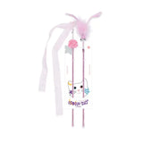 M-Pets Mooncat Pink Cat Teaser Wand Toy 2-Piece Set