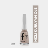 Flormar Quick Dry Nail Polish with Glossy Finish Qd12