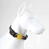 Lindo Enjoy Dog Collar Adjustable Patterned Medium 37-56cm