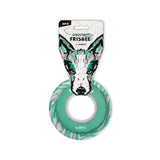M-Pets Sprintpuff Frisbee Flexible Fetch Dog Toy Pink & Green