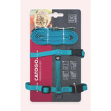 M-Pets Catogo Adjustable Cat Harness and Leash Set Blue