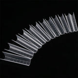 Dual System Nail Form #7- Square Long Curve C - 120pc